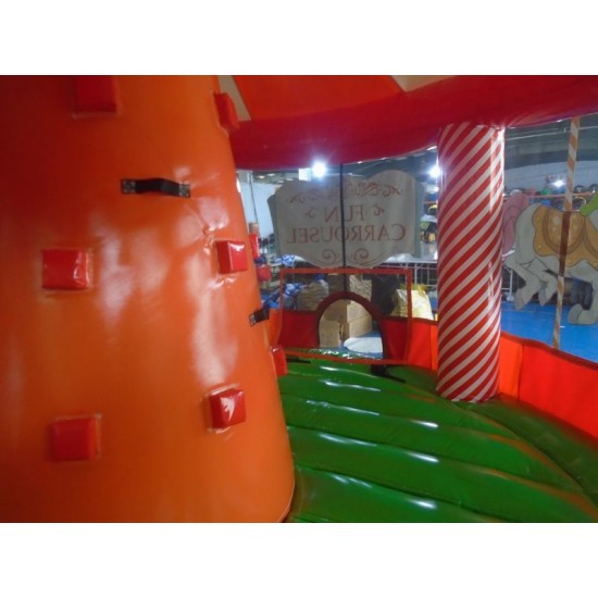 Inflatable Fun Carousel Bouncy House