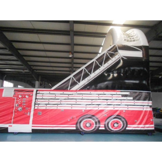 Fire Truck Inflatable Slide