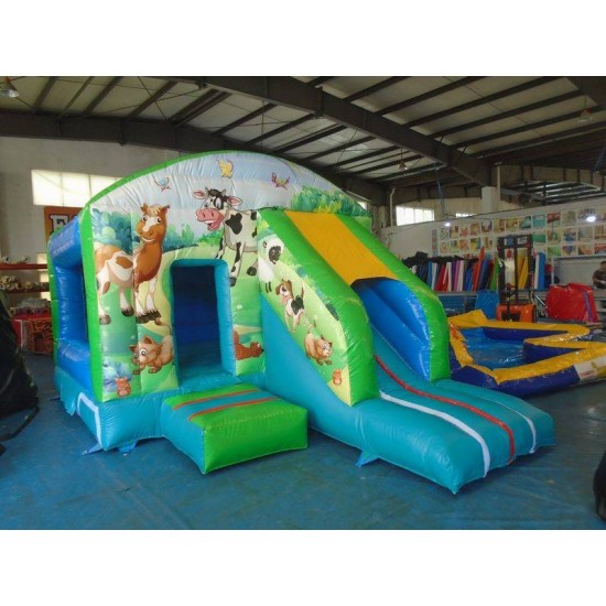 Farm Jumping Castle Slide